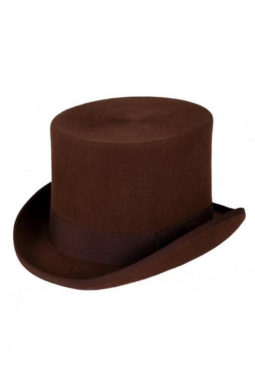 Luxe Hoge Hoed Bruin Hoog Model 61 100% Wol Heren Man Wolvil, Vêtements | Hommes, Chapeaux & Casquettes, Enlèvement ou Envoi