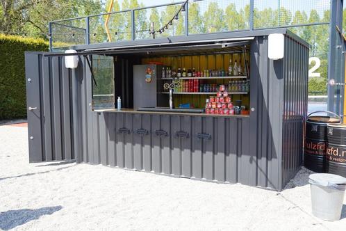 Buitenbar met openslaande luifel | Zelfbouwcontainer!, Tuin en Terras, Overige Tuin en Terras, Nieuw