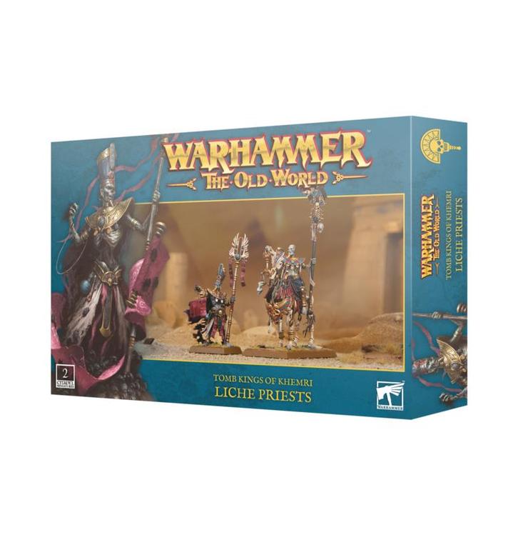 Tomb Kings of Khemri Liche Priests (Warhammer nieuw), Hobby en Vrije tijd, Wargaming, Ophalen of Verzenden