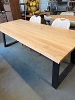 Boomstamtafel, eikenhout (nieuw, outlet), Maison & Meubles, Tables | Tables à manger