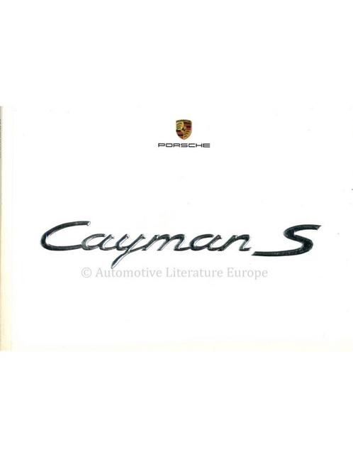 2005 PORSCHE CAYMAN S BROCHURE NEDERLANDS, Livres, Autos | Brochures & Magazines