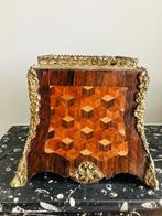 Jardinière - Bois, Cuivre - Hauteur : 21 cm