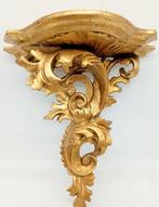 Étagère murale - feuille dor, Antiquités & Art