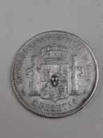 Spanje. Alfonso XII. 5 Pesetas 1875 DEM (Zonder