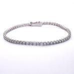 Zonder minimumprijs - Armband - 14 karaat Witgoud - 4.80ct., Handtassen en Accessoires, Armbanden, Nieuw