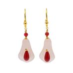 Corail - Argent - Boucles doreilles, Collections