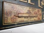 Reclamebord - Candele Lanza - Italië jaren 1940 - Aluminium, Antiek en Kunst