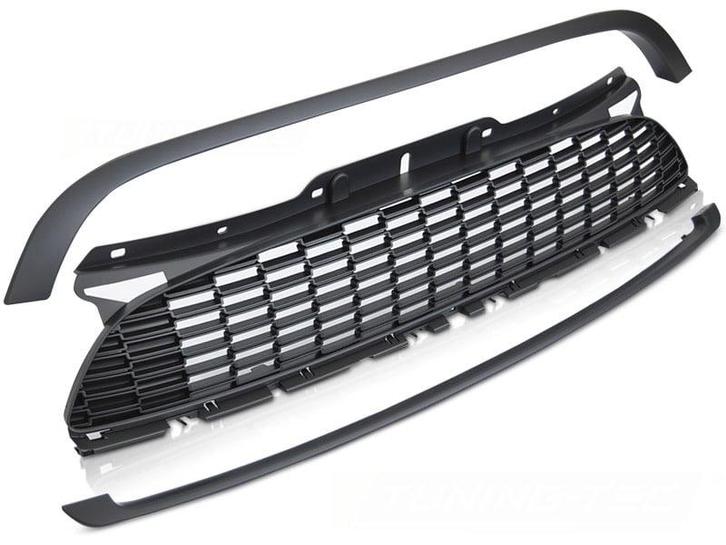 Grill MINI Cooper R56 Mat Zwart JCW Stijl (10-14) - OP = OP!, Auto-onderdelen, Carrosserie, Voor, Bumper, Nieuw, Mini, Verzenden