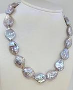 Zonder Minimumprijs - Halsketting Grote 17x19mm grijze, Handtassen en Accessoires, Nieuw