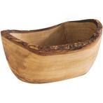 Kom | EARTH OLIVE | Olijfhout | Per Stuk | 250x100x90(h)mm, Verzenden, Nieuw in verpakking