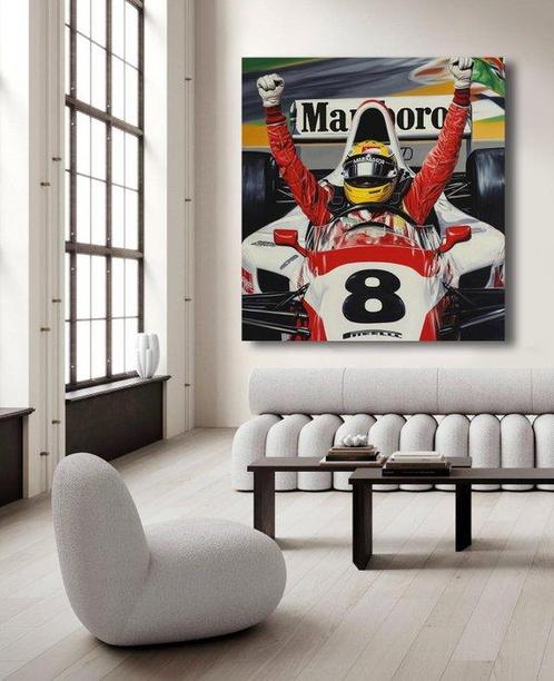 Canvas Fit - Alberto Ricardo - “El Puño del Triunfo: Ayrton, Verzamelen, Automerken, Motoren en Formule 1