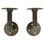 Set plankdragers ijzer brons 150x85 mm, Nieuw, Overige materialen