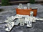 English Victorian antique and ebony domino - Pièce de jeu