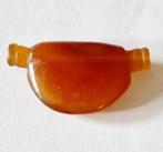 Anciens États birmans et Pyu Agate rouge Talisman en forme