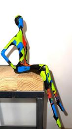 Abdoulaye Derme - Sculpture, Femme Assisse - 32 cm - Bronze, Antiquités & Art