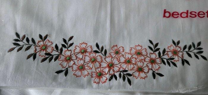 Laken (3) - 180 cm - 250 cm - Vintage, nostalgie, Antiek en Kunst, Antiek | Tapijten, Tafelkleden en Textiel