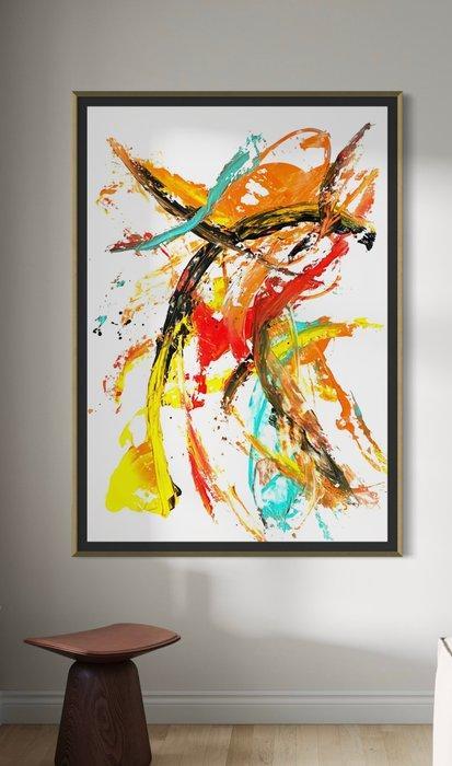 Alberto Stocco - Abstract, Antiek en Kunst, Kunst | Schilderijen | Modern