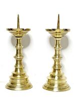 Kandelaar (2) - Verguld brons