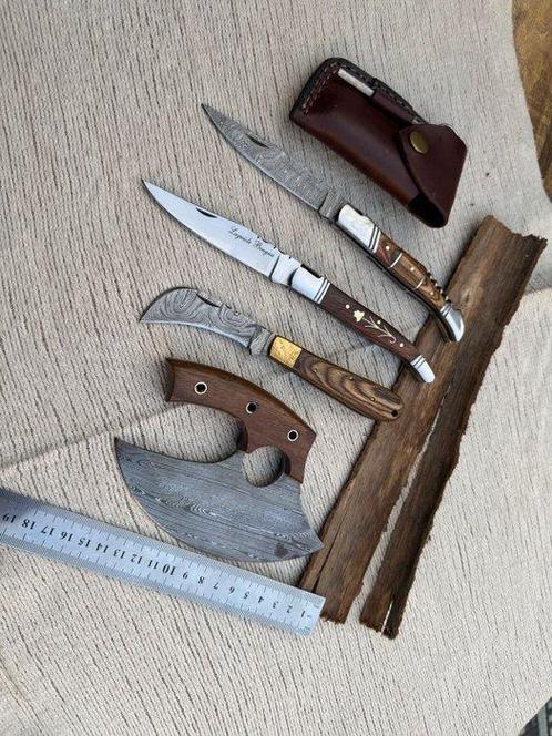 Couteau de cuisine - Kitchen knife set -  Couteaux Laguiole, Antiek en Kunst, Antiek | Keukengerei