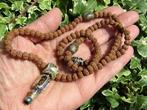 Mala de méditation Multi-Dzi Rudraksha (108) avec perle en