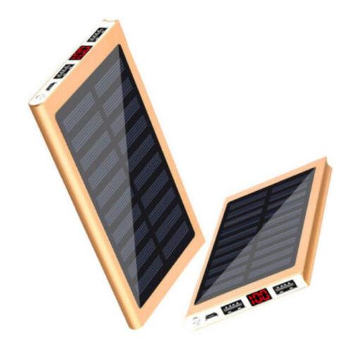 Externe 30.000mAh Solar Charger Powerbank Zonnepaneel, Telecommunicatie, Powerbanks, Nieuw, Verzenden