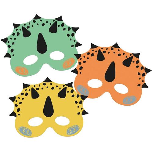 Dino Maskers Roars 6st, Hobby & Loisirs créatifs, Articles de fête, Envoi