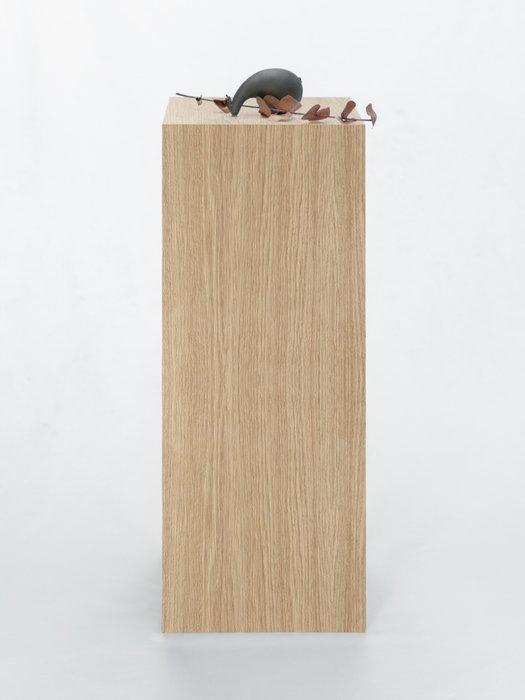 Kolom - Formaminima - 2025 - Eiken sokkel, Antiquités & Art, Art | Objets design
