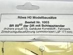 Röwa H0 - 1003 - Locomotive pour train miniature (1) - BR, Nieuw
