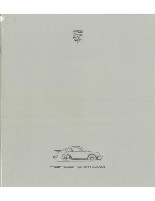 1986 PORSCHE 911 TURBO BROCHURE ENGELS, Livres, Autos | Brochures & Magazines