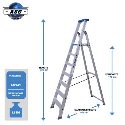 ASC Bordestrap, Doe-het-zelf en Bouw, Ladders en Trappen, Trap, Nieuw, Verzenden