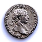 Romeinse Rijk. Trajan (98-117 n.Chr.). Denarius Roma 116-117, Timbres & Monnaies, Monnaies | Europe | Monnaies non-euro