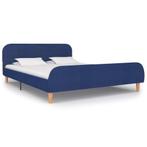 vidaXL Bedframe stof blauw 140x200 cm, Huis en Inrichting, Slaapkamer | Bedden, Verzenden, Nieuw
