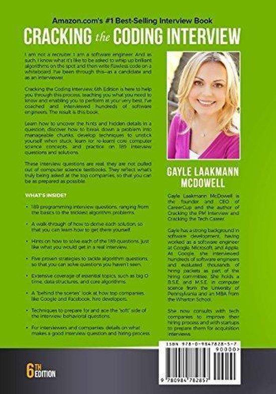 Cracking The Coding Interview 9780984782857, Boeken, Taal | Engels, Zo goed als nieuw, Verzenden
