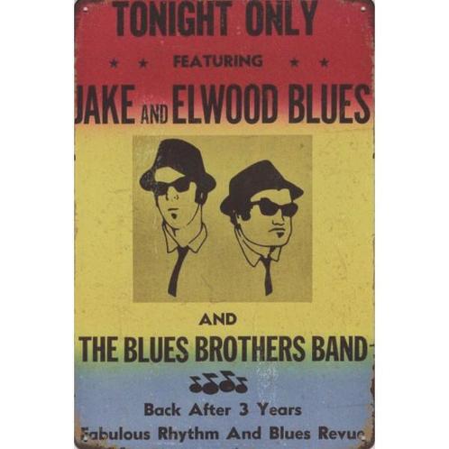 Wandbord -  The Blues Brothers Band – Jake And Elwood Blues, Maison & Meubles, Accessoires pour la Maison | Décorations murale