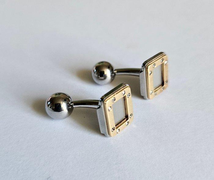 Cartier - Boutons de manchette - Santos de Cartier - 18, Handtassen en Accessoires, Antieke sieraden