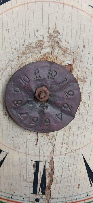 Klok - Hout, IJzer - 1800-1850, Antiek en Kunst, Antiek | Klokken