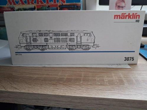 Märklin H0 - 3075 - Diesellocomotief (1) - BR 216 025-7 - DB, Hobby en Vrije tijd, Modeltreinen | H0