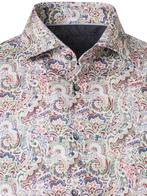 Venti Jerseyflex Overhemd Print Modern Fit Groen, Verzenden