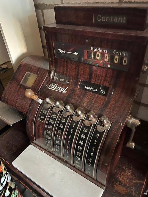 National - Machine à écrire - 1940-1950, Antiek en Kunst, Curiosa en Brocante