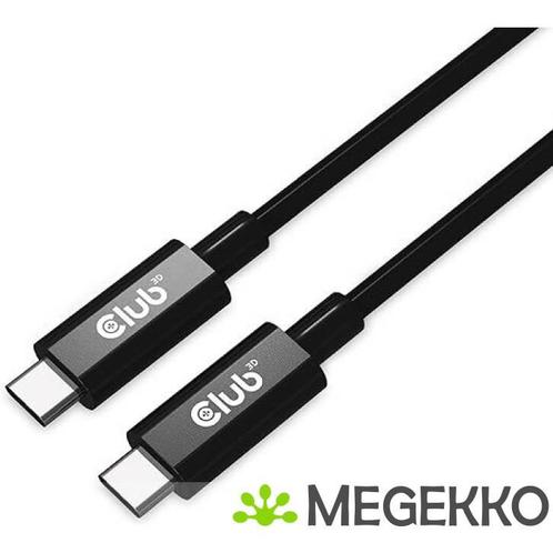 CLUB3D USB4 Gen3x2 Type-C Bi-Directional Cable 8K60Hz, Data, Informatique & Logiciels, Ordinateurs & Logiciels Autre, Envoi