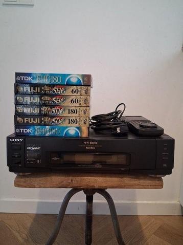 Sony SLV-E1000 met 6 nieuwe videobanden Videorecorder