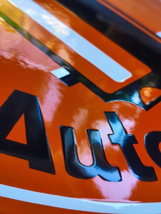 Osram - Osram Auto Lampen enamel sign Emailschild Emaille, Antiek en Kunst, Antiek | Wandborden en Tegels