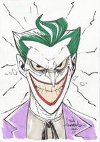 Jon Sommariva - 1 Original drawing - Batman, Joker -, Livres, BD