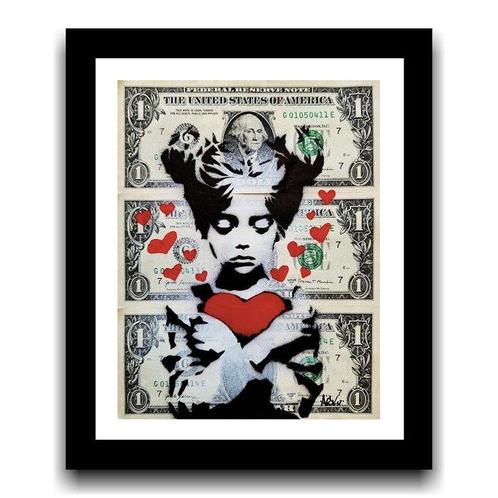 Asko - My Love - Dollar Art - Stencil Art, Antiek en Kunst, Kunst | Schilderijen | Modern