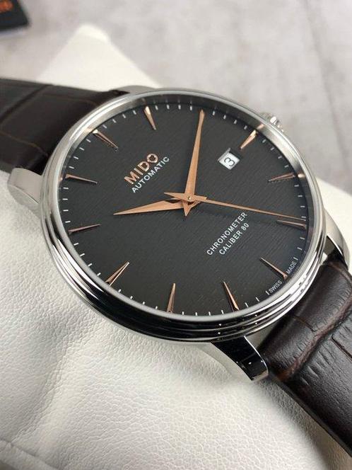 Mido - Baroncelli Caliber 80 Chronometer Automatic -, Handtassen en Accessoires, Horloges | Heren