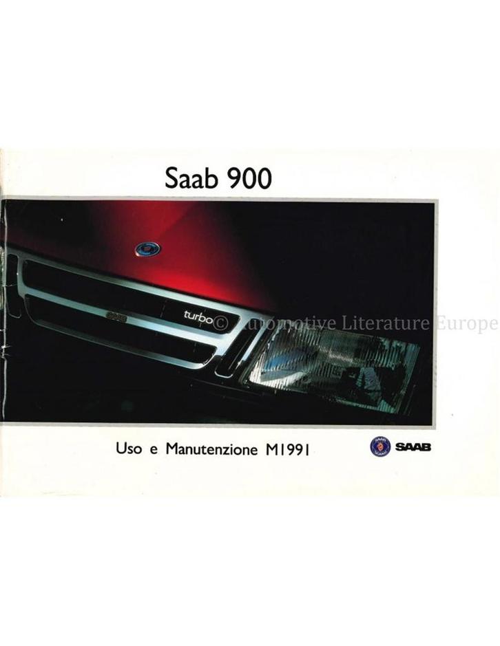 1991 SAAB 900 INSTRUCTIEBOEKJE ITALIAANS, Autos : Divers, Modes d'emploi & Notices d'utilisation, Enlèvement ou Envoi