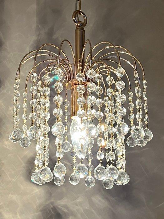 Swarovski - Kroonluchter - Kristal, Bladgoud, Antiek en Kunst, Kunst | Designobjecten