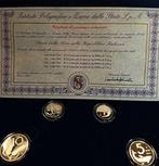 Italië. 5 Medaglie in argento Storia della Lira 1951-1953, Timbres & Monnaies