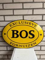 Emaille reclamebord - Exclusieve BOS Fornuizen – Ovaal