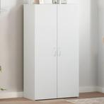 vidaXL Archiefkast 60x32x115 cm bewerkt hout wit, Verzenden, Nieuw